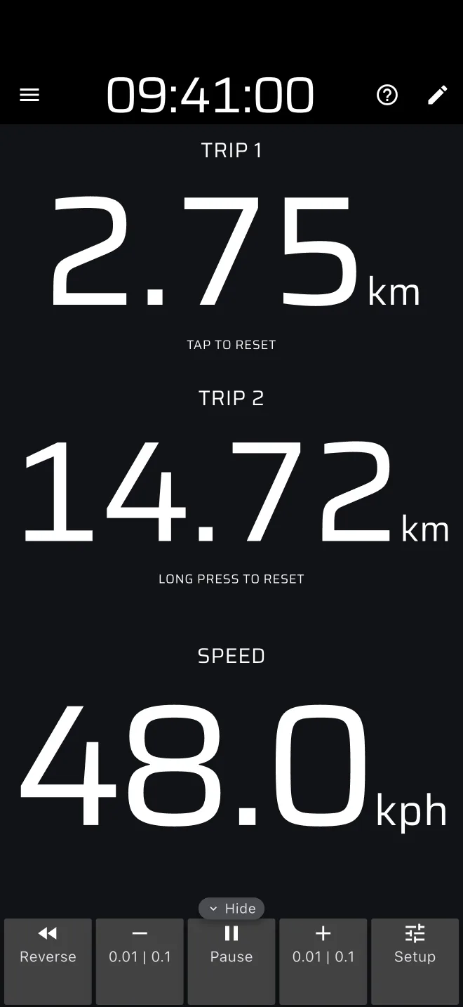 trip toolbar