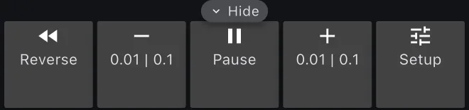 the trip toolbar